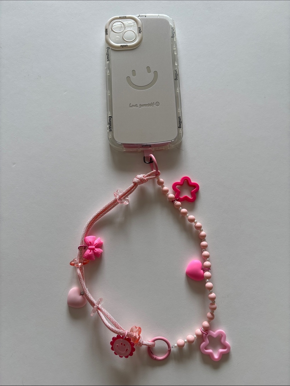 💗Pink Colour Handmade unique phone/ key chain
